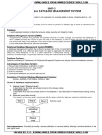 Unit-3 Relational Database Management