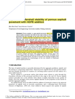 B3. Improve The Marshall Stability of Porous Asphalt Pavement With HDPE Addition - PDF