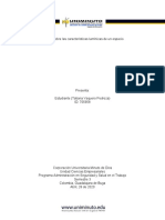 Informe sobre las características lumínicas de un espacio