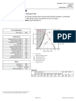 Cut Sheet Specs for TCBRU-1-10 Exhaust Fan