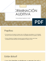 Discriminación Auditiva