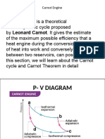 Carnot Engine Theory Maximum Efficiency