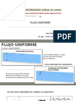 Flujo uniforme: cálculo y sección de máxima eficiencia