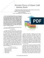 A Review On Fabrication Process of Organic Light Emitting Diodes