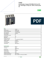 Product Data Sheet: Circuit Breaker Compact NS1250N, 50 Ka at 415 VAC, Micrologic 2.0 Trip Unit, 1250 A, Fixed, 4 Poles 4d