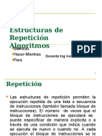 Estructuras Repetitivas