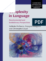 Salikoko S Mufwene - Christophe Coupé - François Pellegrino - Complexity in Language - Developmental and Evolutionary Perspectives-Cambridge University Press (2017)