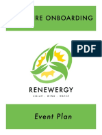 Onboarding Event Plan