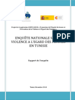 Enquête Nationale Violence Envers Les Femmes - Tunisie 2010 PDF