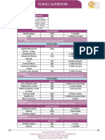 Plano Alimentar Fechado Sem Substitutos