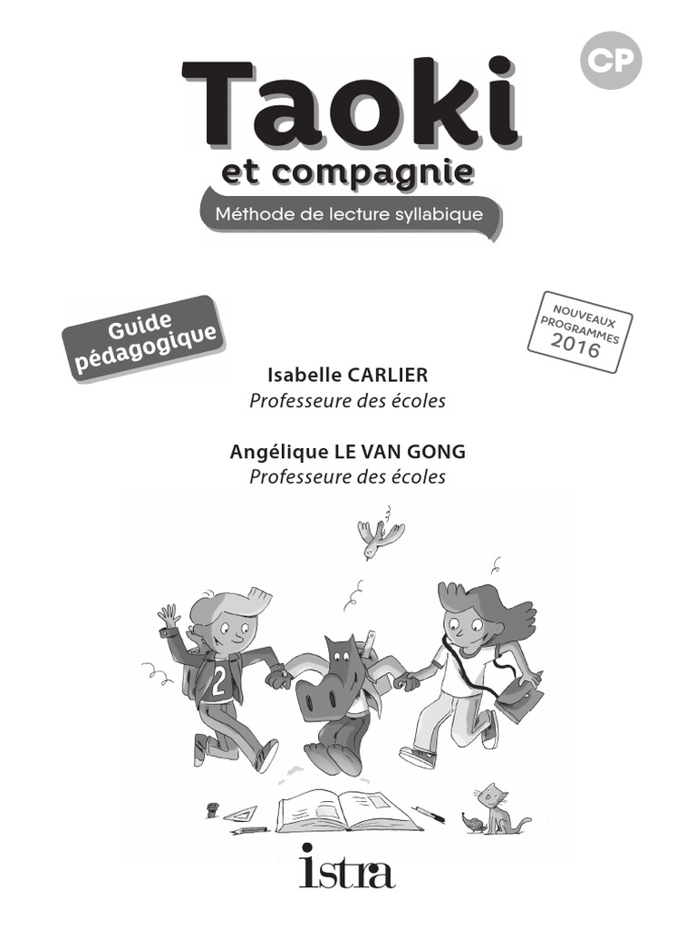 Page De Garde Cp Cahier De Lecture Taoki 001 C PDF | PDF | Apprentissage de la lecture | Syllabe