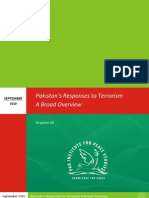 Pakistan's Responses To Terrorism A Broad Overview: Wajahat Ali
