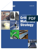 Critical Materials Strategy