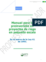 Manual Proyectos PREINVERSION PEQUEÑA ESCALA