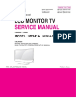 LCD Monitor TV: Service Manual