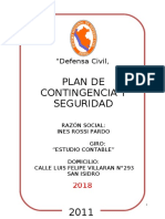 Plan de Contingencia de San Isidro