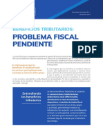 Beneficios Tributarios: Problema Fiscal Pendiente