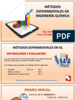 Métodos experimentales en ingeniería química