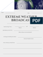 Extreme Weather Broadcast Template