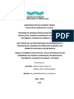 Efectividad de las intervenciones de enfermería en la prevención de lesiones por presión en pacientes con dermatitis asociada a la incontinencia