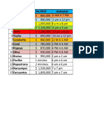 EJERCICIOS DE NOMINA Y PRESTACIONES SOCIALES para practicar