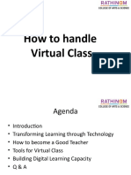 How To Handle Virtual Class 1