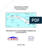 La Economia Cubana en Los Noventa PDF