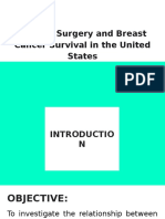 Time To Surgery and Breast Cancer Survival in The United States