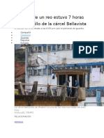 Cadáver de Un Reo Estuvo 7 Horas en Un Pasillo de La Cárcel Bellavista