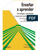 Enseñar A Aprender. Estrategias, Actividades y Recursos Instruccionales PDF