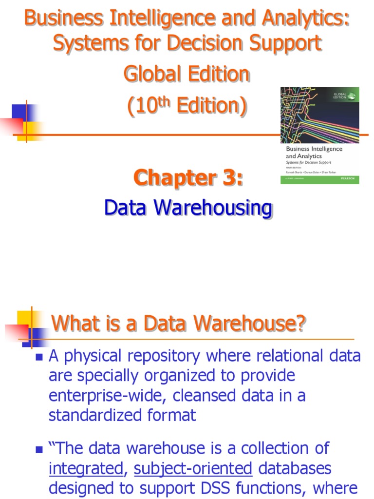 BI Chapter 3 - SP2020 PDF | PDF | Data Warehouse | Information Technology