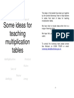 Ideas Teaching Multiplication Tasks