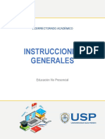 4 Instrucciones Generales