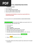 NSS FULL REGISTRATION PROCESS