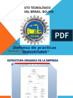 defence de practicas industriales