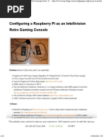 Configuring A Raspberry Pi As An Intellivision Retro Gaming Console - Retronic DesignRetronic Design