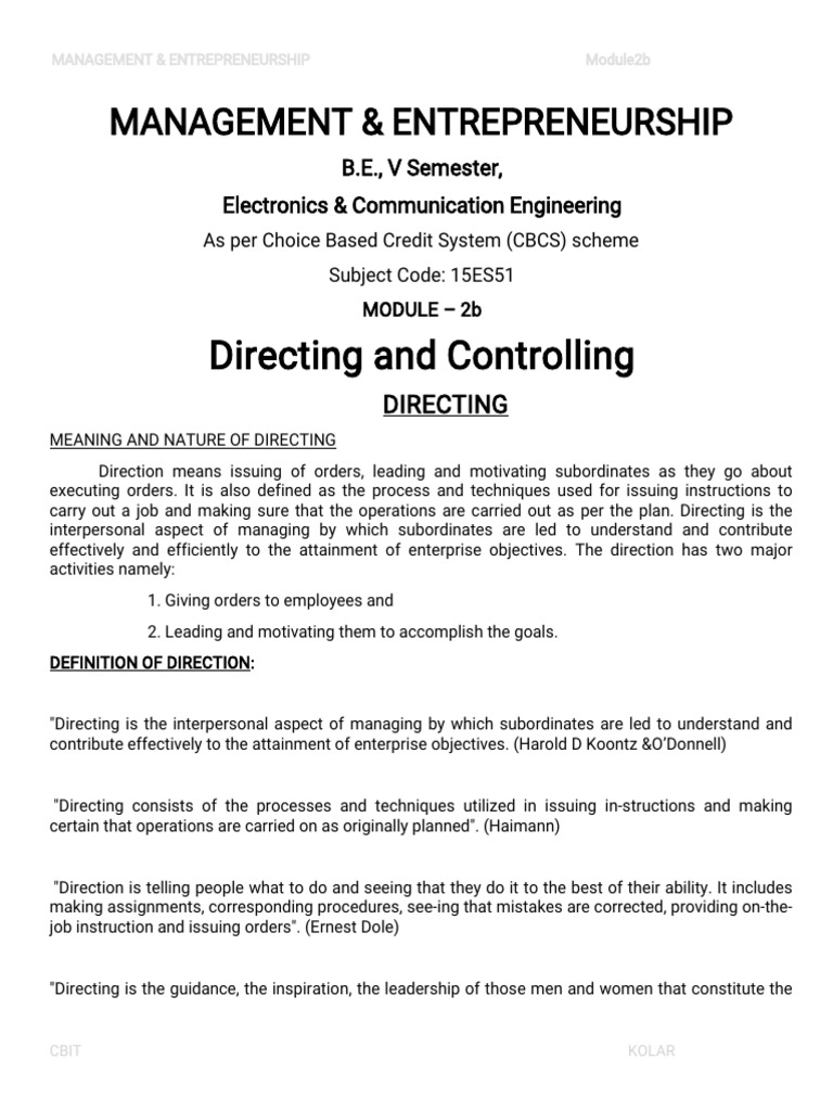 M&E Module 2b | PDF