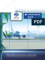 2013 Beijing Airport Interim Report