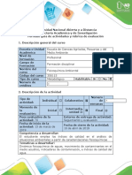 Guía de Actividades y Rúbrica de Evaluación - Fase 3 - Agua