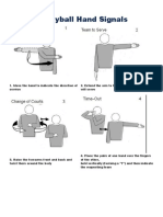 Volleyball Hand Signals