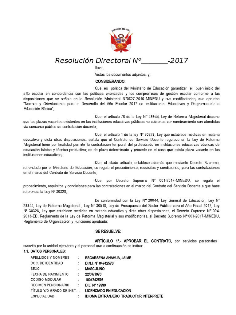 Modelo RD | PDF | Gobierno | Educación avanzada