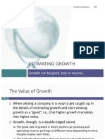 Estimating Growth: Growth Can Be Good, Bad or Neutral