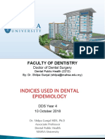 L2 Indices in dental epidemiology 2