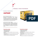 FICHA - TECNICA - Generador de 100 Kva KDE100SS3