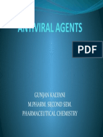 Antiviral Agents: Gunjan Kalyani M.Pharm. Second Sem. Pharmaceutical Chemistry