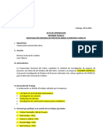 ACTA DE APROBACION DE PROYECTOS - Grupo12