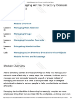 5-Module 3 - Managing Active Directory Domain Services Objects