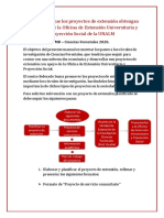 Manual para Subvención de Proyectos de Extensión Universitaria