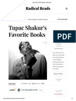 Tupac Shakur's Favorite Books - Radical Reads