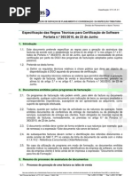 Especificacao Regras Tecnicas Certificacao Softwar